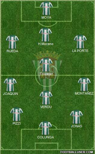 Córdoba C.F., S.A.D. Formation 2013