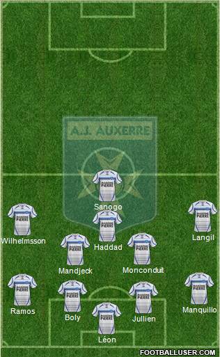 A.J. Auxerre Formation 2013