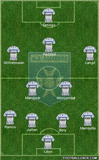 A.J. Auxerre Formation 2013