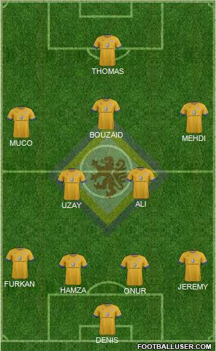 Braunschweiger TSV Eintracht Formation 2013