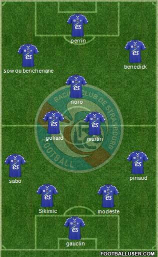 Racing Club de Strasbourg-Football Formation 2013