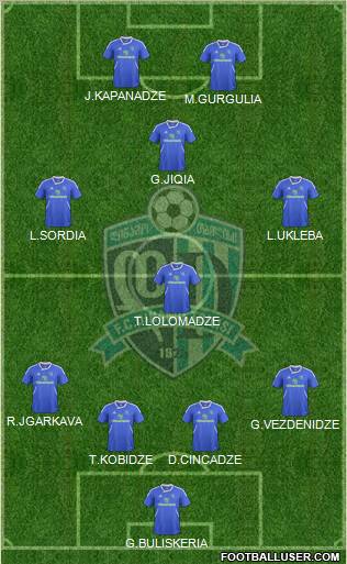 Dinamo Tbilisi Formation 2013