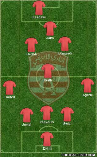 Club Africain Tunis Formation 2013