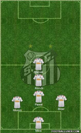 Santos FC Formation 2013