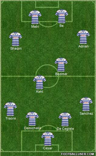 Queens Park Rangers Formation 2013