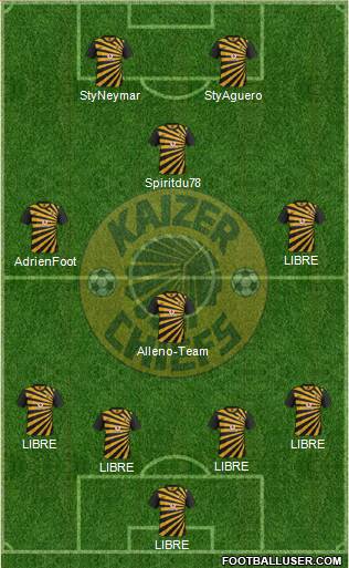 Kaizer Chiefs Formation 2013