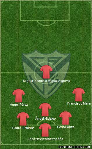 Vélez Sarsfield Formation 2013