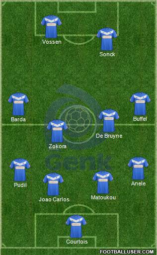 K Racing Club Genk Formation 2013