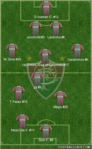 Fluminense FC Formation 2013