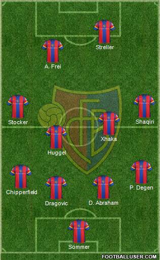 FC Basel Formation 2013