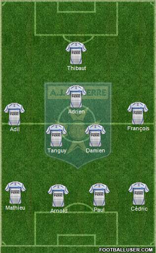 A.J. Auxerre Formation 2013