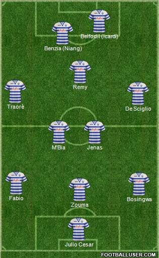 Queens Park Rangers Formation 2013