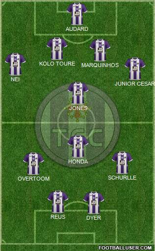 Toulouse Football Club Formation 2013