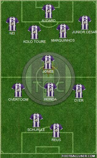 Toulouse Football Club Formation 2013