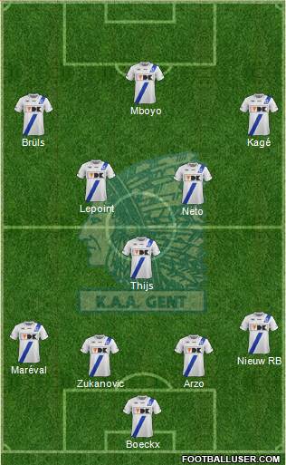 KAA Gent Formation 2013