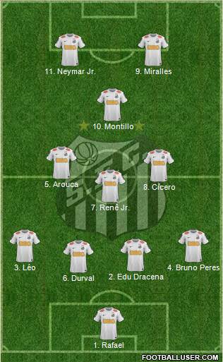 Santos FC Formation 2013