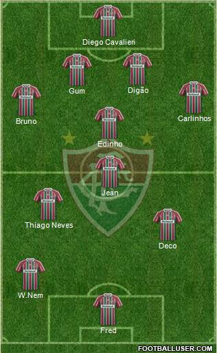 Fluminense FC Formation 2013