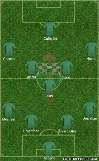 Racing Club de Ferrol S.A.D Formation 2013