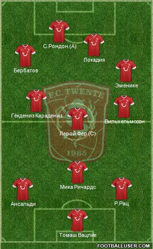 FC Twente Formation 2013