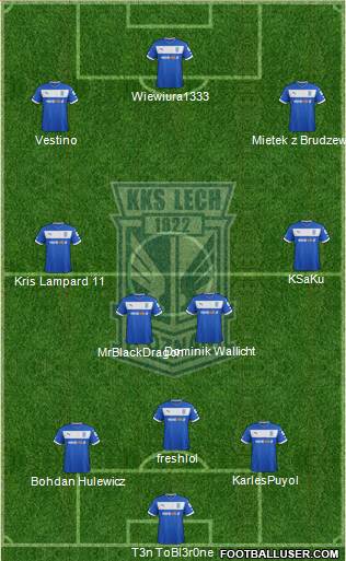 Lech Poznan Formation 2013