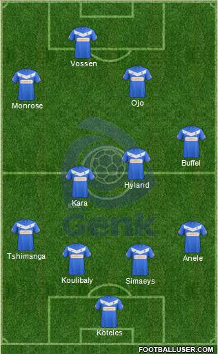 K Racing Club Genk Formation 2013