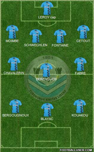 Tours Football Club Formation 2013