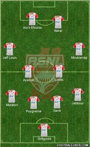 A.S. Nancy Lorraine Formation 2013