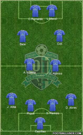 Dinamo Tbilisi Formation 2013