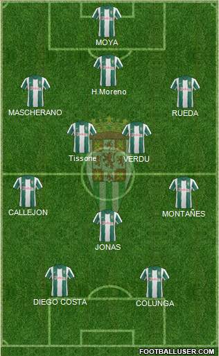 Córdoba C.F., S.A.D. Formation 2013