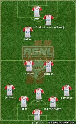 A.S. Nancy Lorraine Formation 2013