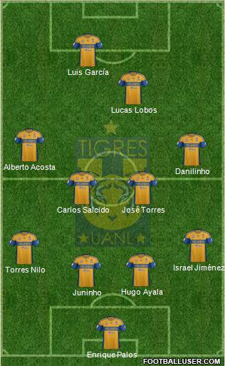 Club Universitario de Nuevo León Formation 2013