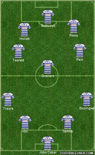 Queens Park Rangers Formation 2013