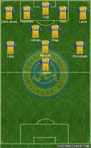 First Vienna FC 1894 Formation 2013