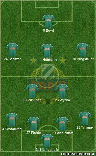 SK Rapid Wien Formation 2013