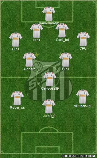 Santos FC Formation 2013