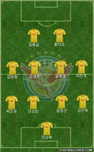 Seongnam Ilhwa Chunma Formation 2013