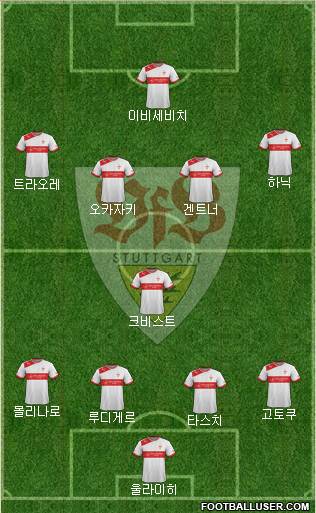 VfB Stuttgart Formation 2013