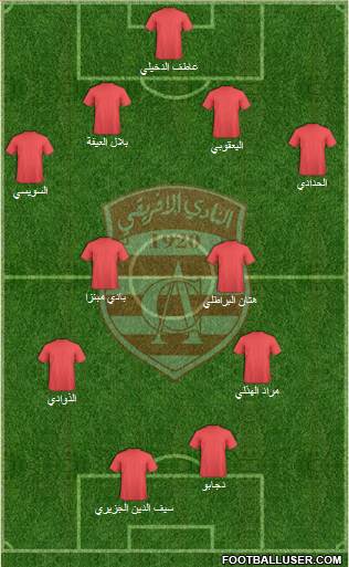 Club Africain Tunis Formation 2013