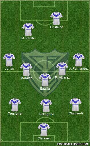 Vélez Sarsfield Formation 2013