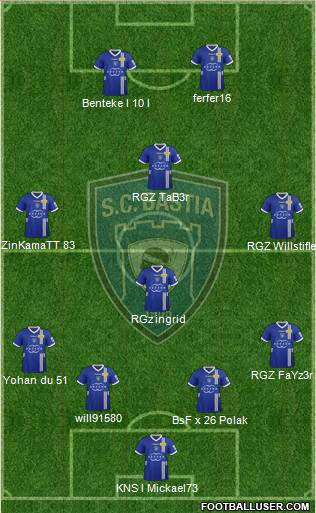 Sporting Club Bastia Formation 2013