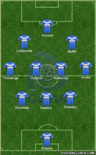 K Racing Club Genk Formation 2013