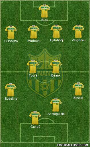 FC Nantes Formation 2013