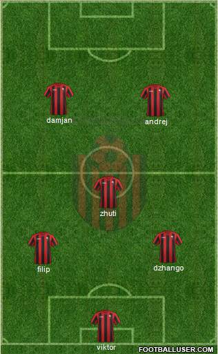 KF Shkendija HB 79 Tetovo Formation 2013