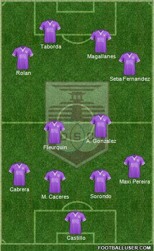 Defensor Sporting Club Formation 2013