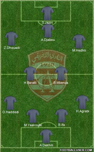 Club Africain Tunis Formation 2013