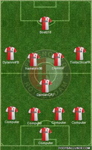 Feyenoord Formation 2013