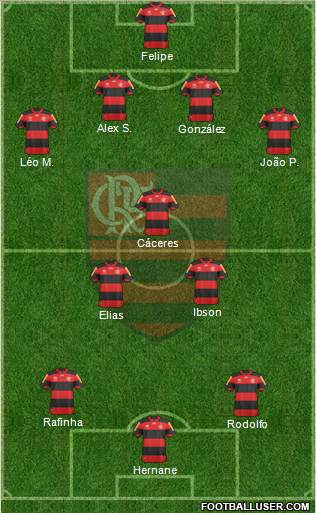 CR Flamengo Formation 2013