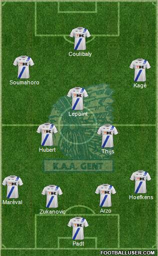 KAA Gent Formation 2013