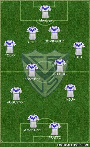 Vélez Sarsfield Formation 2013