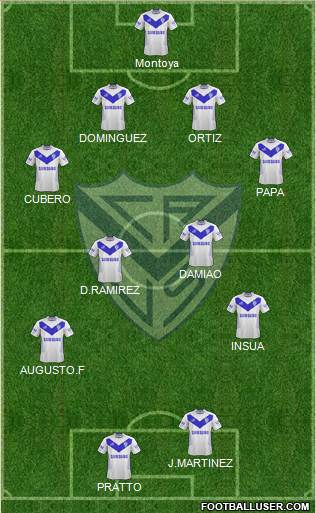 Vélez Sarsfield Formation 2013